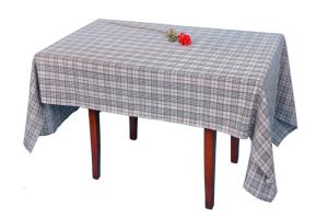 Soft Touching Checkered Table Cloth Square Shape For Household Parties