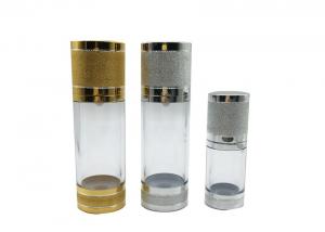 Empty Solid Airless Pump Bottles With Uv Coating Metallization Screw Cap