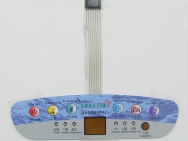 Cheap Plastic Tactile Flexible Membrane Switch Panel / Push Button Membrane Switch for sale