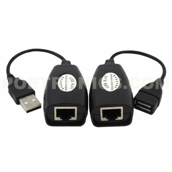 Cheap USB-EX45 USB2.0 to RJ45 Extension Adapter for sale
