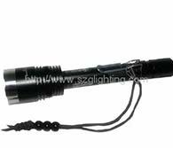 Cheap GL-X8 Q5 10W, 1200lumen, 25000lux strong brightness rechargeable led torch for sale