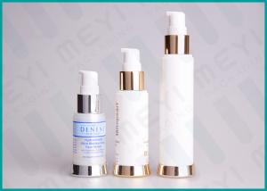 Best Silkscreen Printing PP Cosmetic Pump Bottle Airless Dispenser Bottles With SAN Cap wholesale