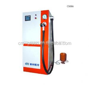 China R600,R134A, R22, Refrigerant charging station machine, Refrigerant gas CNC technology filling station for assembly line on sale