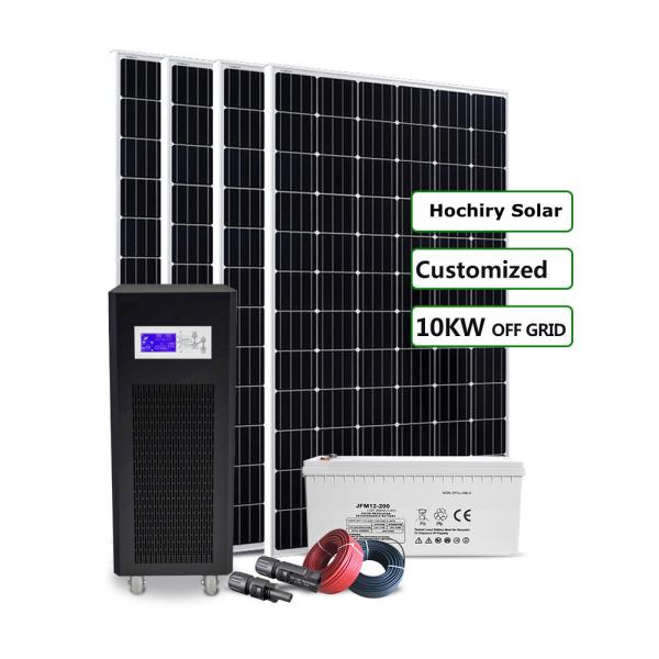 Cheap 10kw 390W Off Grid Solar PV Panel Anodized Roof Mounting for sale