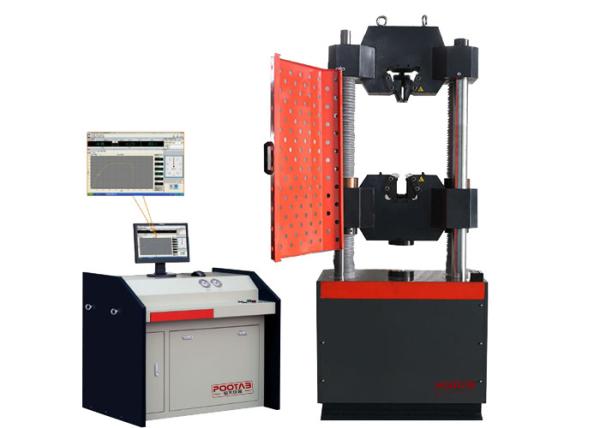 Cheap Reinforcement Bars Universal Material Tester , Metal Plates Concrete Cylinder Tensile Compress Testing Equipment for sale