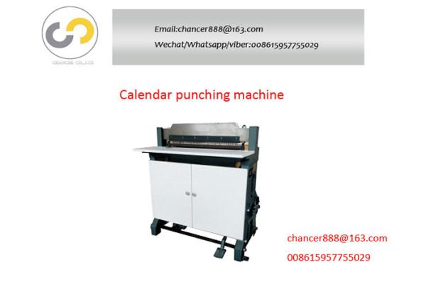 Cheap Hardcover punching machine for calendar, notebooks, bound-book for sale