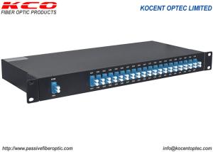 China Mux Demux Fiber Optic Dwdm LC UPC 19in 1U Passive Optical DWDM on sale
