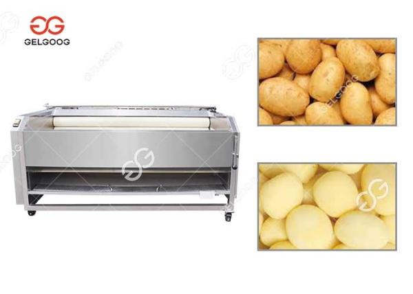 Cheap Potato Carrot Washing And Peeling Two In One Machine Small Scale for sale