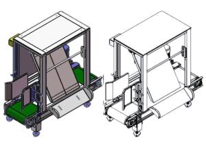 China IP65 Palletizing Conveyor on sale