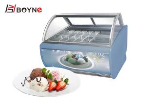 China R134a Cake Display Case Milk Tea Shop Ice Cream Display Freezer on sale