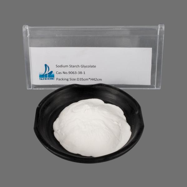 Cheap 25kg Bag Food Grade Sodium Starch Glycolate Cas  9063-38-1 Powder Not Volatile for sale