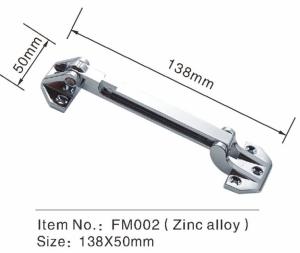 Security Anti Theft Clasp Door Fitting Hardware Zinc Alloy 5 Year Service Life