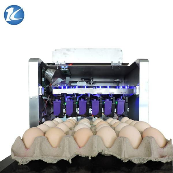 Cheap Professional Egg Stamping Machine Laser Batch Coding Machine 600dpi Resolution for sale