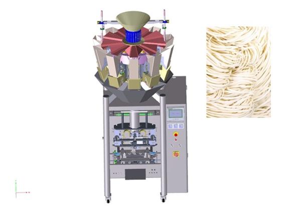 Cheap Noodles Linear Weigher Packing Machine With Multiheads Scale Electric Driven for sale