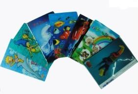 Cheap PLASTIC LENTICULAR Customized PVC TPU PP PET 3d lenticular animated name cards printing for sale