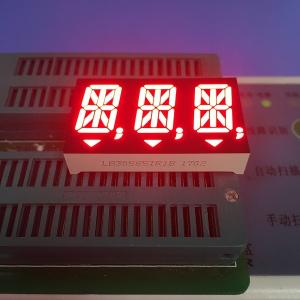 Best Ultra Red Triple Digit 14 Segment Led Display For Medical Instrument , 14 Seg Display wholesale