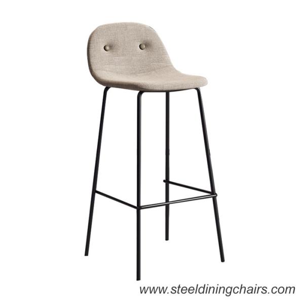 Cheap Fixed Height Upholstered Bar Stools for sale