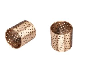 China Crane Bronze Bushing Lubrication Pockets CuSn8 Material Inside Diameter 80mm OD85mm on sale