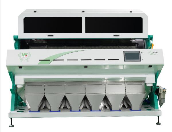 Cheap 6 Chutes 384 Channels Sesame Seeds Color Sorter Sesame Seeds Sorting Machine With Wifi Remote Control Service for sale