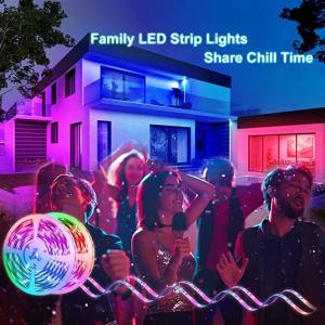 China 5m Smart RGB LED Strip Lights Flexible Remote Control Wifi 1400lm 4000K on sale