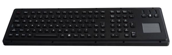 Cheap Illuminated USB	Industrial Keyboard With Touchpad for sale