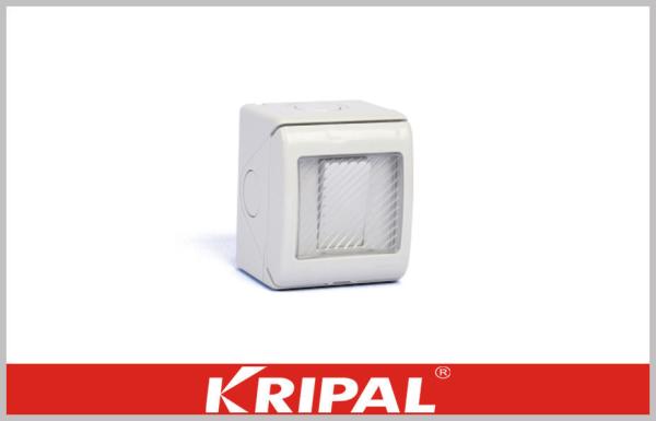 Cheap UKW - 1GS Weatherproof Switch Socket , White Weatherproof Electrical Outlet for sale