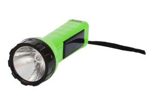 Camping Equipment LED Emergency Flashlight Solar Hunting Torch ABS Lamp Body