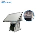 Desktop Dual Screen POS Terminal Double Sided Display RK3399 Processor Wins /