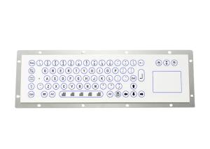China TTL RS485 Keyboard , Panel Mount Industrial Membrane Keyboard With Touch Screen Cursor on sale