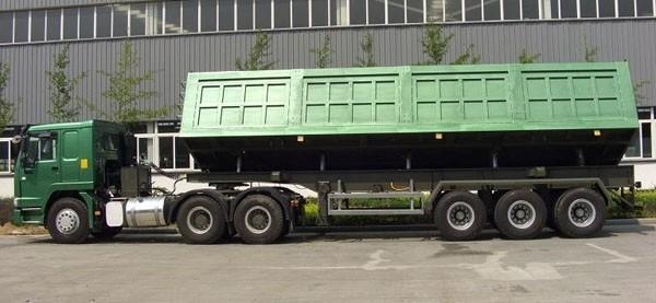 Max Payload 20001-25000 kg 3 or 4 Axles Side Tipper Dump Trailer for Coal Transportation