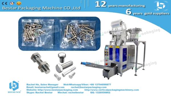 Cheap Hardware bolts and nuts packaging machine with automatic counting for sale