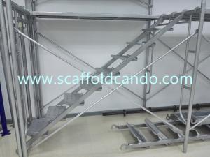 Best High quality construction material scaffolding stair case 7 steps 8 steps 9 steps for scaffolding frame system wholesale