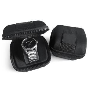 China Shockproof Personalised Watch Box , Elastic Straps Watch Holder Case on sale