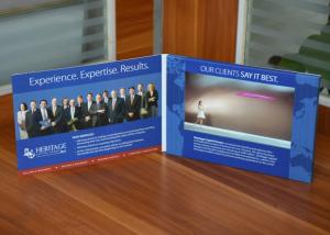 Best Creative marketing stragety 7inch lcd screen video branding brochures for information technology and services wholesale