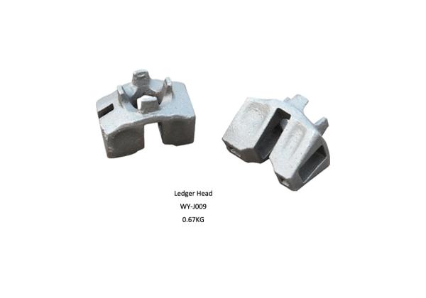 Cheap Tube and fitting scaffold components Ringlock scaffolding ledger head for sale