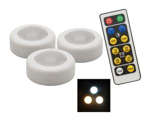 China 100lm Cabinet Sensor Light Motion Activated Closet Light CCT With Remote Control Dimmable Color Temperature on sale