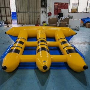 China Factory Air Sealed Towable Inflatable Flying Fish Floating Banana Boat Inflatable Banana Tube on sale