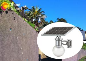 China Garden Solar Powered Led Parking Lot Lights Microwave Motion Sensor on sale