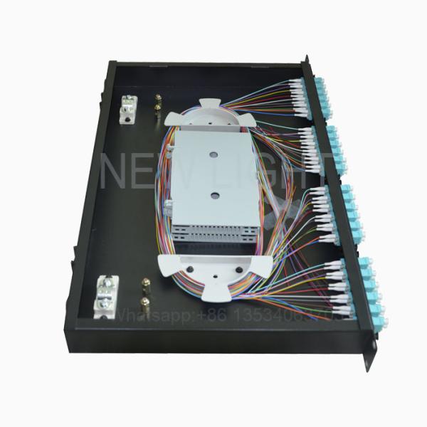 Cheap 12 24 48 96 Port Fiber Optic Distribution Frame / Fiber Optic Distribution Panel for sale