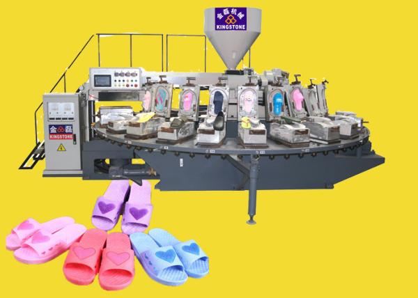 Cheap Plastic Slipper Making Machine For PVC Material Air Blowing 24 Station for sale