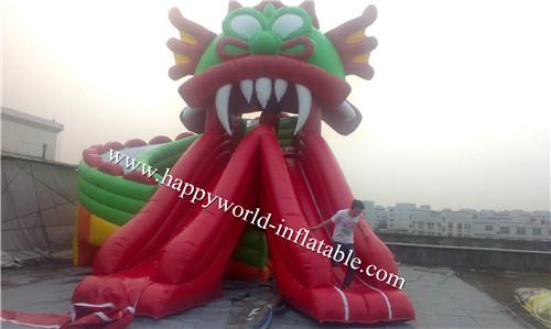 Cheap water slide pool ,  inflatable pool slide , inflatable dinasour pool  slide for sale