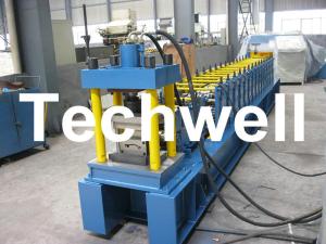 5 - 15m / min GCr15 High Grade Steel Rolling Shutter Door Roll Forming Machine TW-RSD85