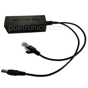 China POE-SL801 15W 10M/100M IEEE802.3af Compliant IP Camera Applied POE Splitter on sale