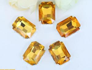 Best rhinestone claws setting Glass beads jewelrys setting for sew on wholesale