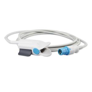 TPU Gray 10ft Spo2 Finger Sensor For Siemens Drager Monitors