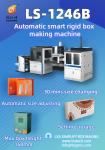 1246B Fully Automatic Rigid Box Set Up Box Folding Machine For Paper Lining,