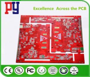 China Audio Fr4 1.0mm Red PCB Automobile Power Amplifier Circuit Board on sale