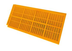 China Self Cleaning Dewatering Polyurethane Screen Mesh For Broken Aggregates 1200x305 on sale