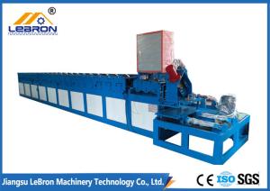 Best Yellow Blue color High strength smooth straight door frame cold roll forming machine automatic type PLC system control wholesale