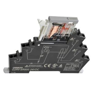 China 6A Omron Relay Socket 24V DC 250V AC G2RV-SR500 For G2RA Relays on sale